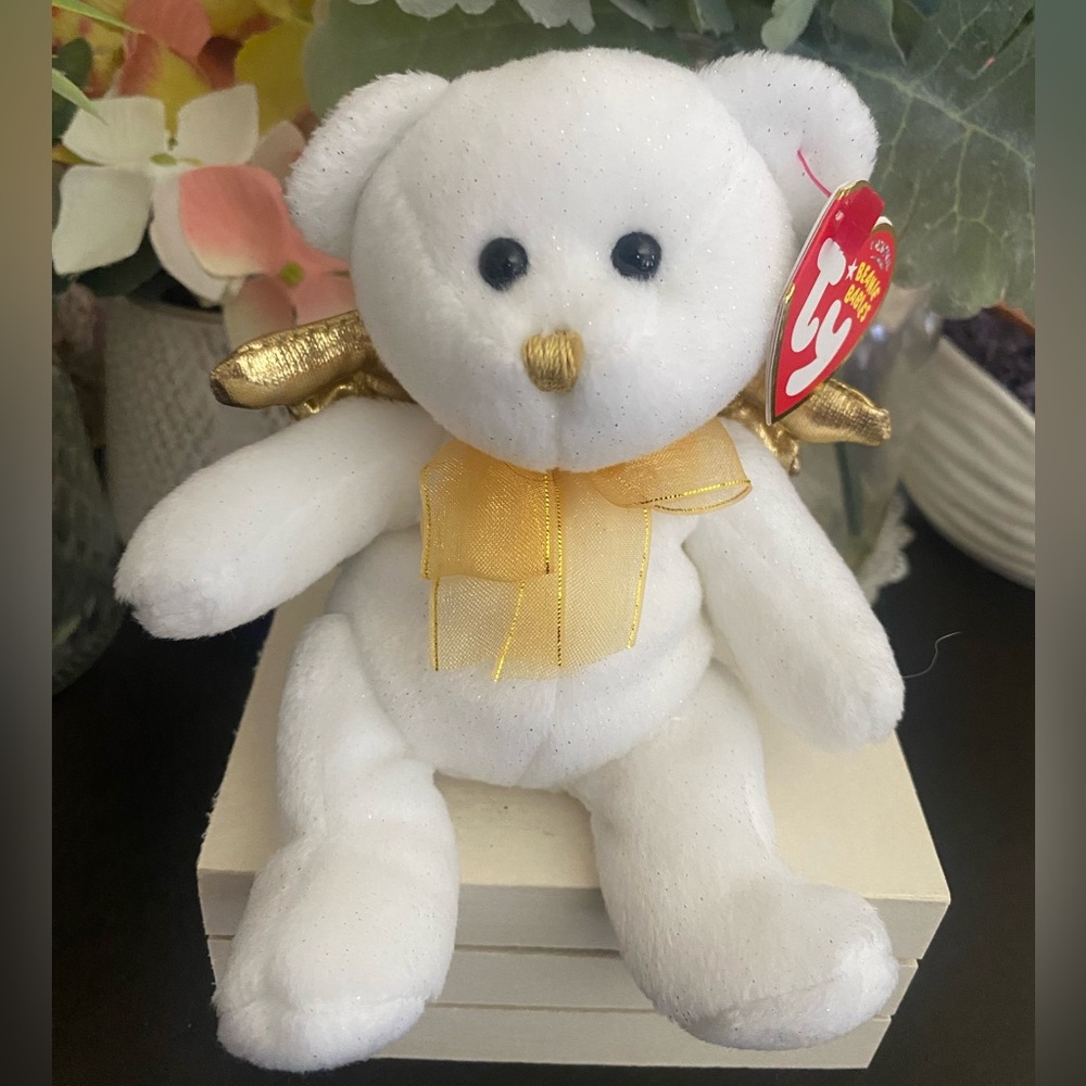 🆕🎄 RETIRED RARE TY BEANIE BABY BEAR “JUBILANT”. MWMT! CRACKER BARREL EXCLUSIVE!